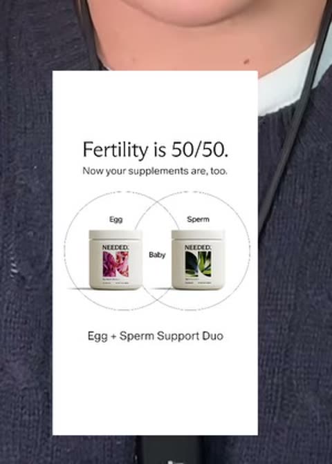 Venn diagram format, frame from the source ad