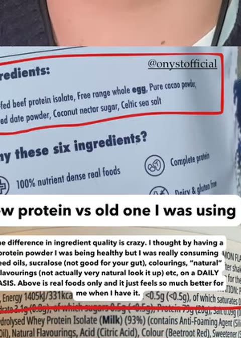 New vs old format, frame from the source ad