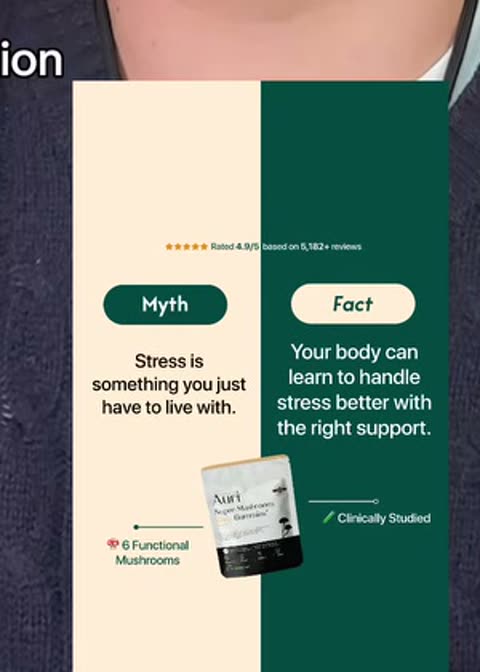 Myth vs fact format, frame from the source ad